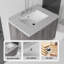 Meuble-lavabo flottant 24 po avec lavabo et porte à fermeture en douceur 24 po-133585868-133585874