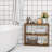 Czarina Square Bamboo Floating Shelf with Towel Bar