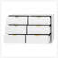 Commode à 6 tiroirs, commode pour chambre à coucher, salon, couloir et vestibule Simply Modern-25932458