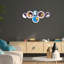 Abstract Wall Decor on Metal