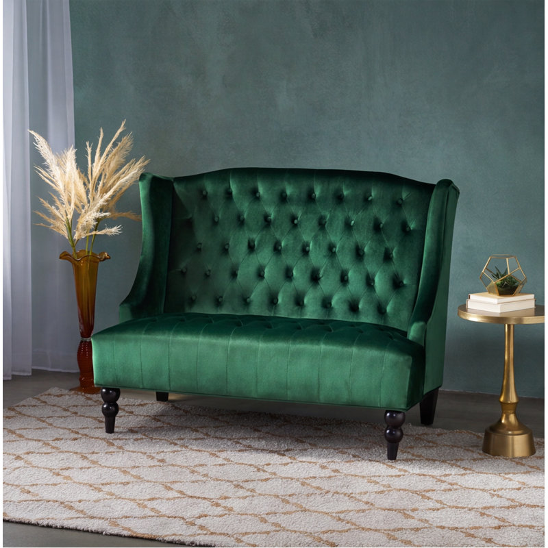 50.25'' Velvet Loveseat