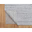Tapis de couloir en laine pure tissé à la main 2 pi 6 po x 6 pi blanc Striae E6EE06D92D0D446284C2873AF883C511