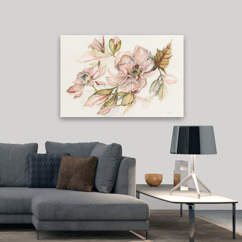 Blooms Blossoms - Magnolia Morning, H 32 po x l 48 po