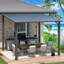 Hardtop Gazebo With Galvanized Steel Sloping Roof-1587883920