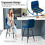 Tiffanie Bar Stool with Iron Frame-141600229