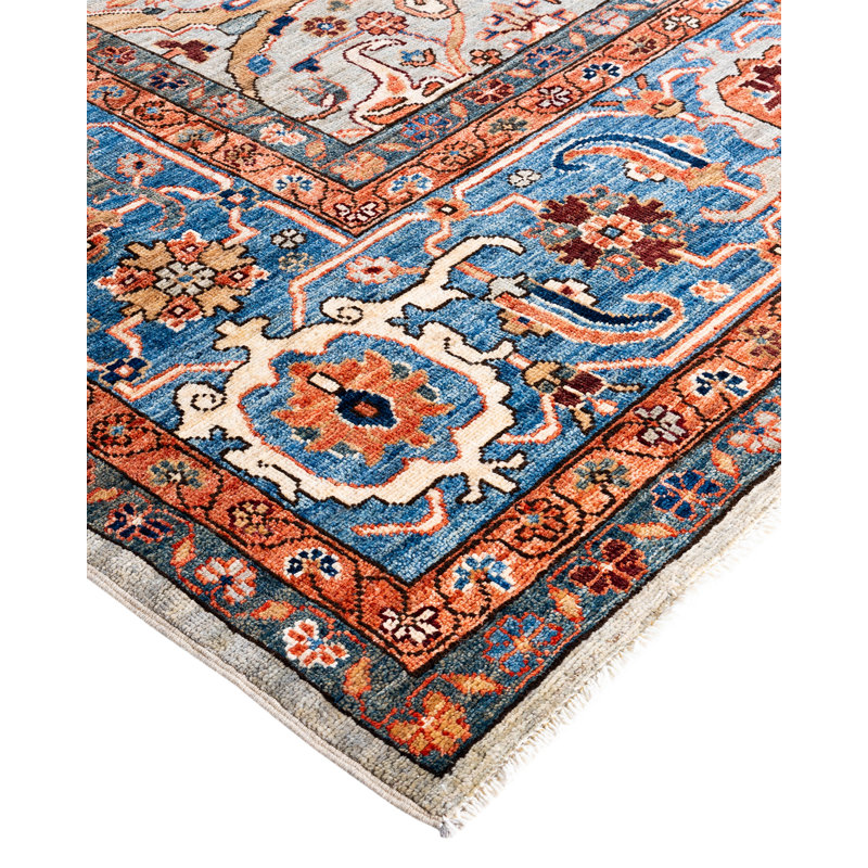 Serapi One-of-a-Kind Rectangle 9' X 11'8" Hand Knotted Area Rug