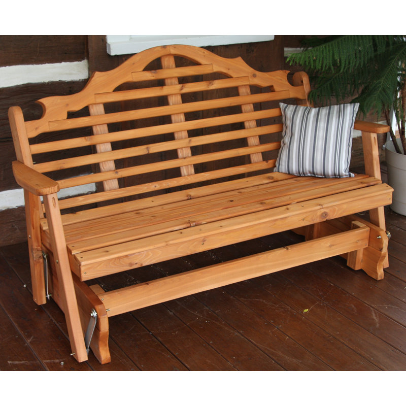 Banc coulissant Coury, Cèdre