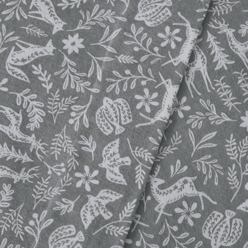 Ensemble de draps 100% coton 4 pièces Cozy Flannel, Ensemble de draps pour grand lit avec 2 taies d'or