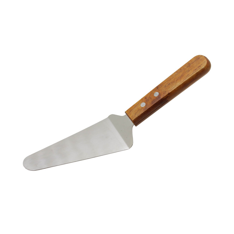 Prep & Savour® 6" Pie/Pizza/Cake/Dessert Stainless Steel Server With Wood Handle F2E1024426CF40B1818A108B97ACDE58