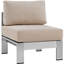 Ensemble de canapé modulaire d'extérieur en aluminium 6 pièces Shore-23592894