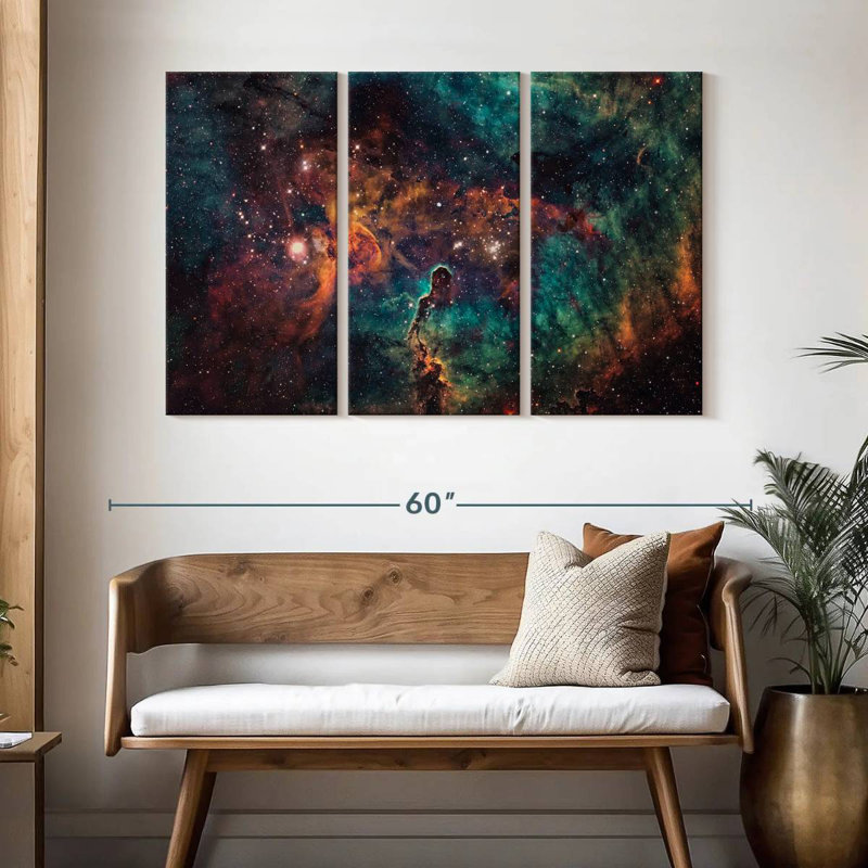 Oberle Deep Space Nebula, 32" H x 50" W