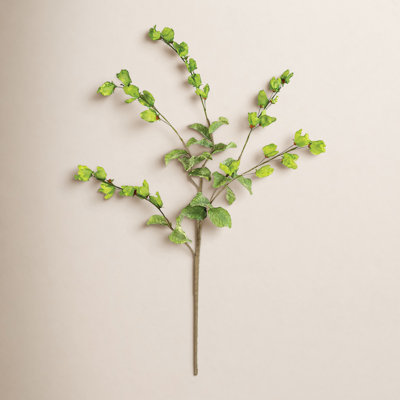 40" Faux Leafy Greenery Stem, Artificial Botanical Branch Decorative Spray