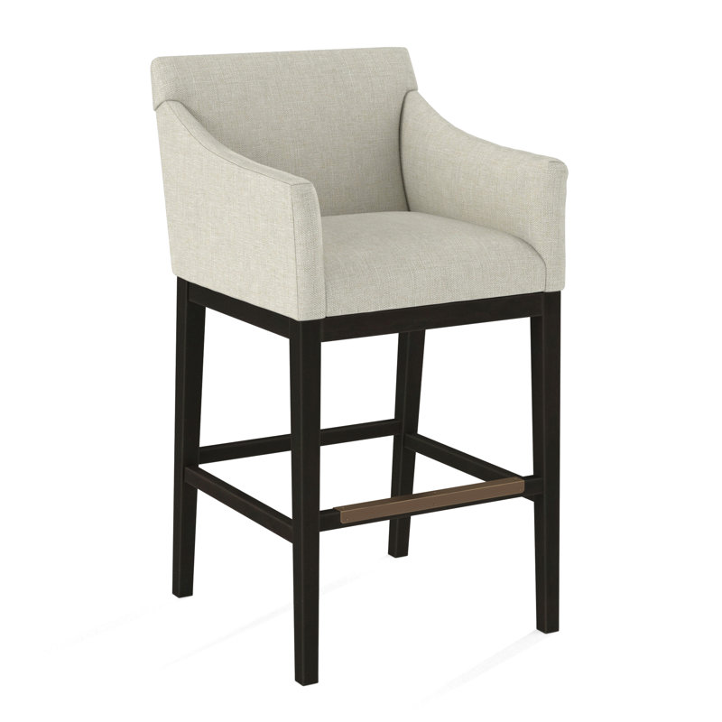 Upholstered Stool, Espresso, 61614-35