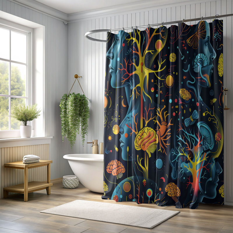 Rideau de douche Premium, H 74 po x l 71 po