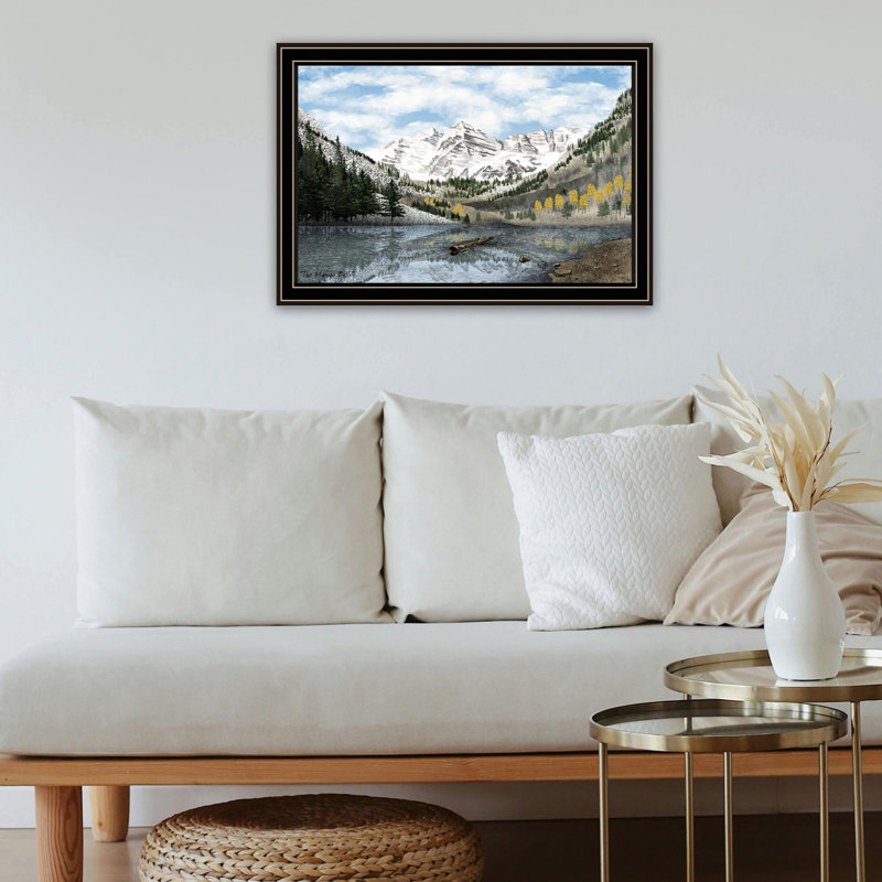 Elegant Maroon Bells Wall Art