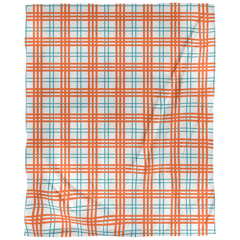 Housse de couette simple Miami football Luxury, Housse de couette simple TG, Blanc / turquoise / orange, Polyester brossé