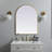 Sabine Metal Arch Wall Mirror-272105434-272105253