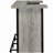 Menimen Grey Driftwood Freestanding Bar Unit