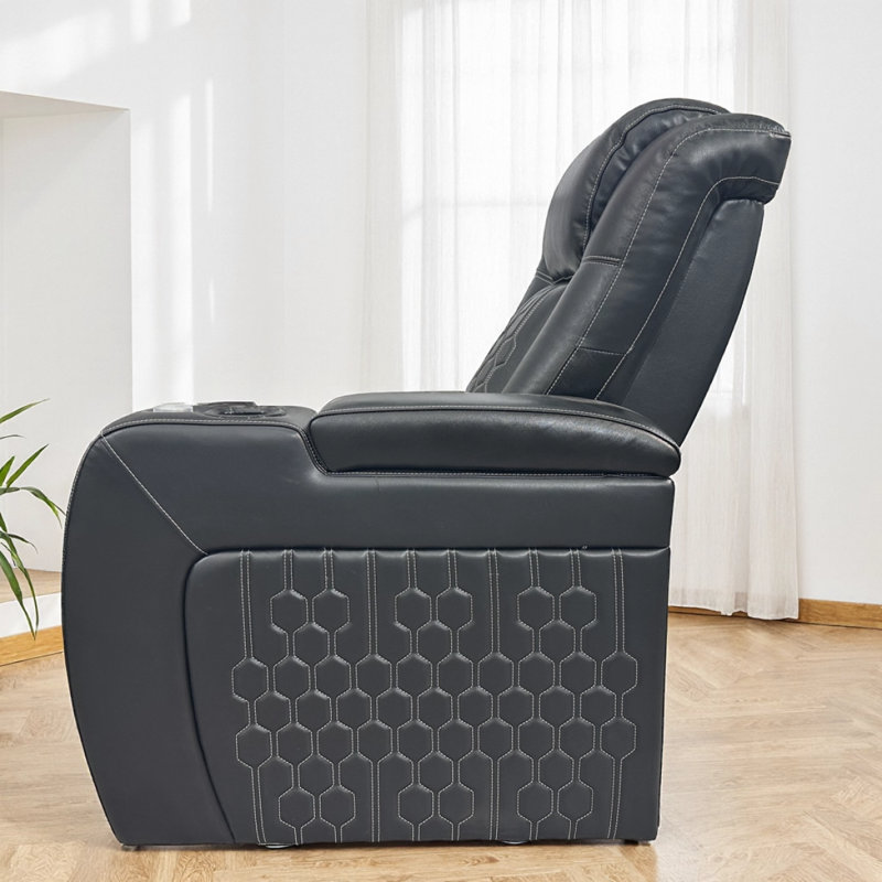 Canapé de cinéma maison de 31,1 po de largeur, Noir
