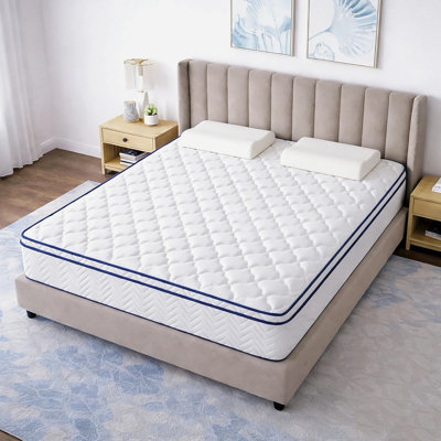 14" King Size Hybrid Mattress Medium Plush Cooling Gel Memory Foam CertiPUR US Certified