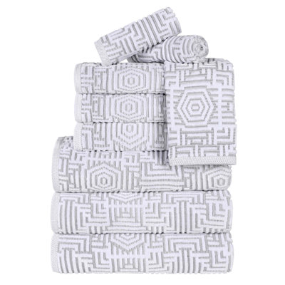 Ingry 100% Cotton Midweight Jacquard Mulit-Size Set