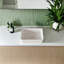 Lavabo de salle de bain rectangulaire en céramique 14 po APRESSHUI