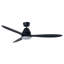 Ventilateur de plafond intelligent WiFi de 56 po pour intérieur/extérieur, avec éclairage DEL et télécommande, résistant à l'humidité, noir-67499104