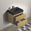 Ensemble de meuble-lavabo simple 24 po avec surface solide Deasha