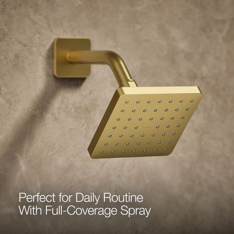 Parallel Rite-Temp Bath and Shower Trim, Vibrant Brushed Moderne Brass