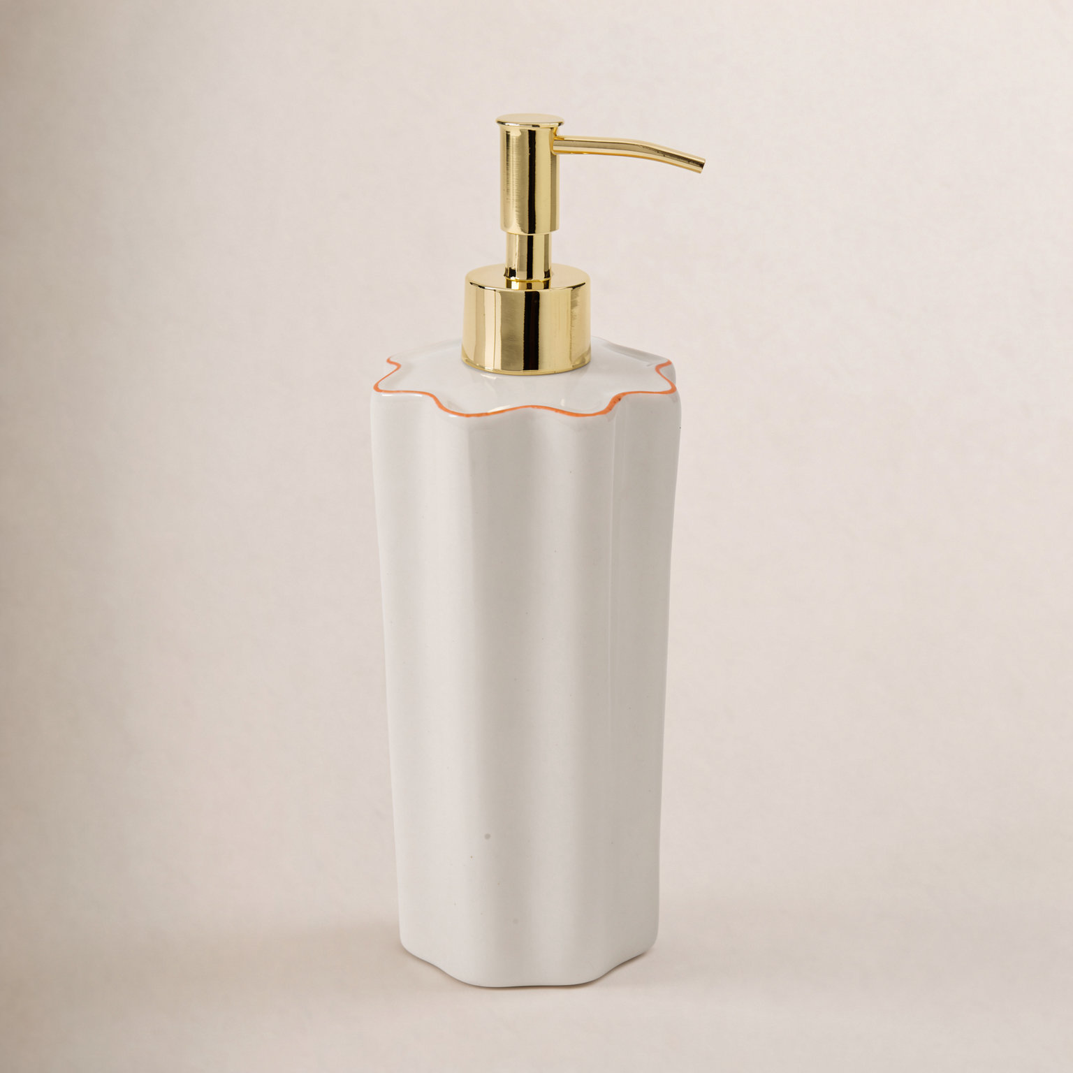 Le Marais Lotion Dispenser, Orange/Gold