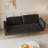 Tufted Loveseat, Upholstered Sofa With Throw Pillow-1588862121