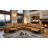 Blufftedale Top-Grain Leather Reclining Modular Sectional-1275202142