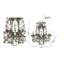 Lustre en cristal fumé 8 lumières Transitional-25953324