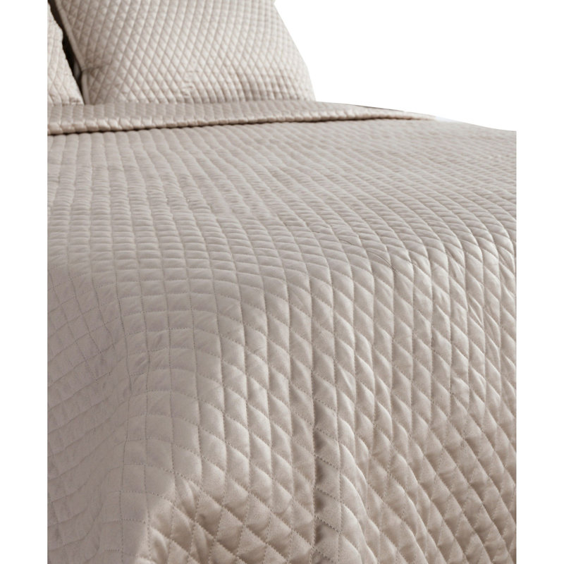 Housse de coussin carré en polyester Lacluta, Brun