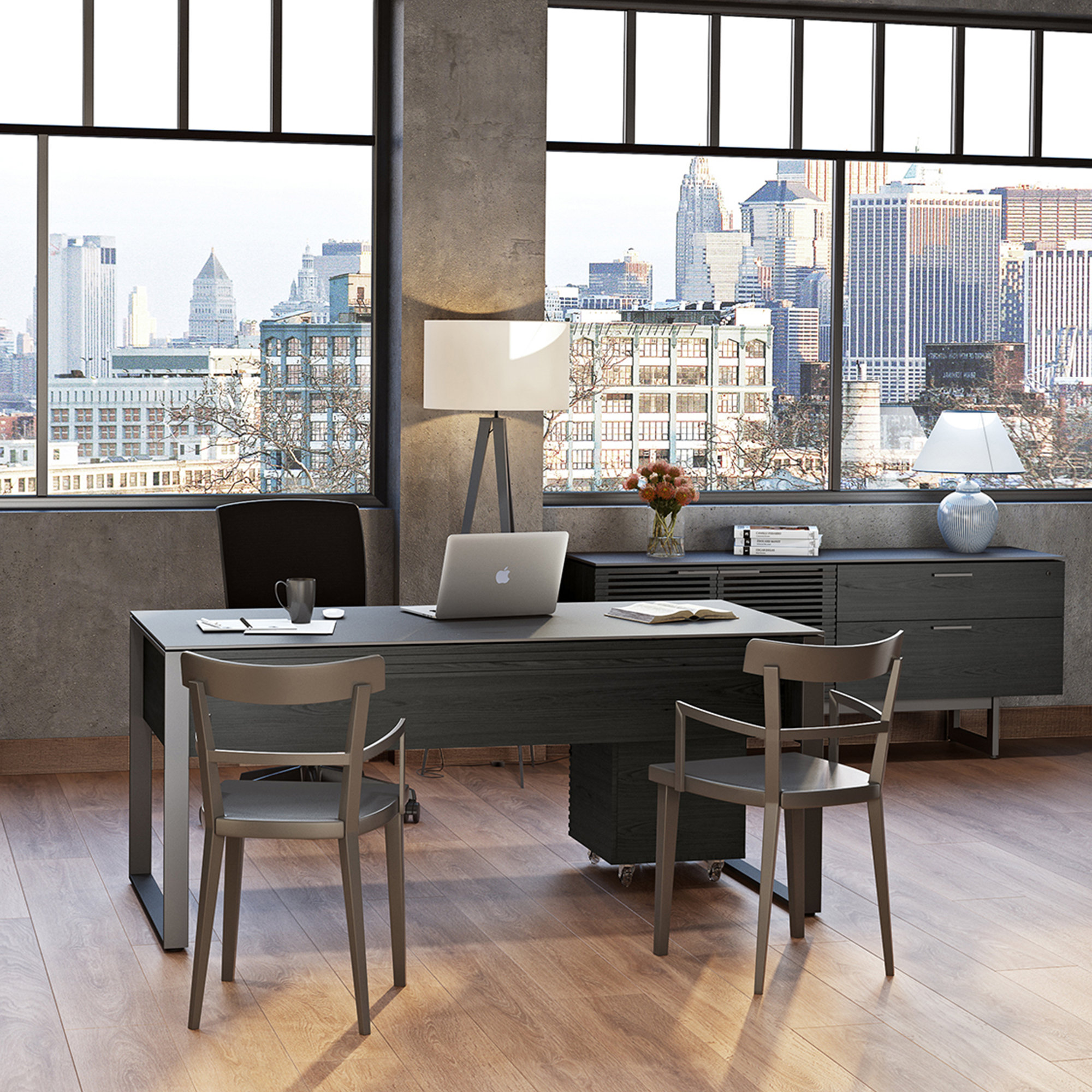 Corridor Writing Desk, Charcoal