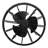 18" Rattan Caged Ceiling Fan with Light Kit and Remote-1092317530