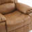 Kahler 37.75" Wide Faux Leather Manual Glider Recliner-2101996046