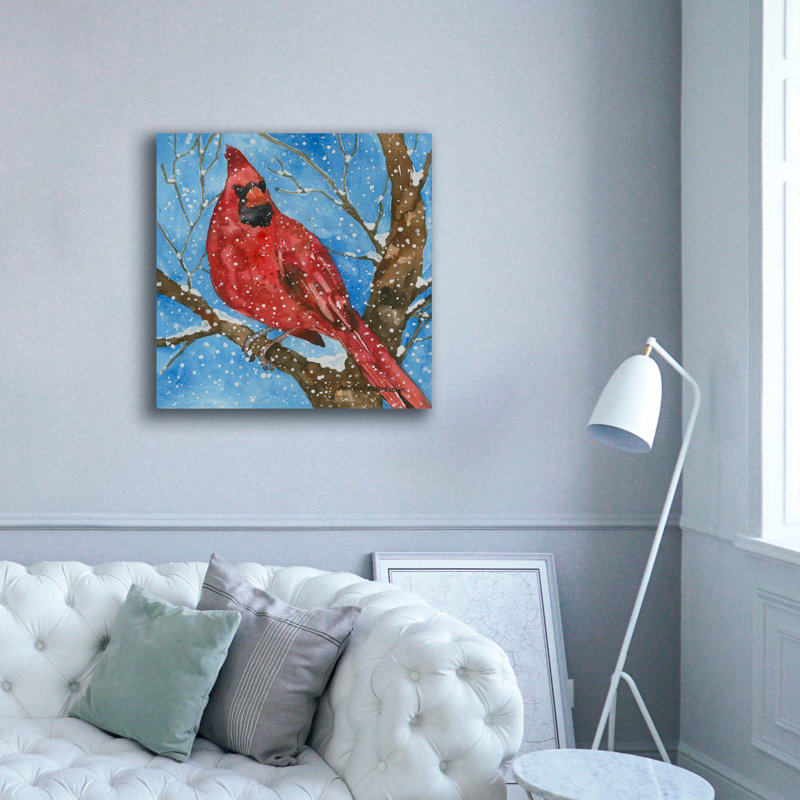 Winston Porter «Snowbird» par Annelein Beukenkamp, art mural sur toile, H 37 po x l 37 po x P 1,5 po