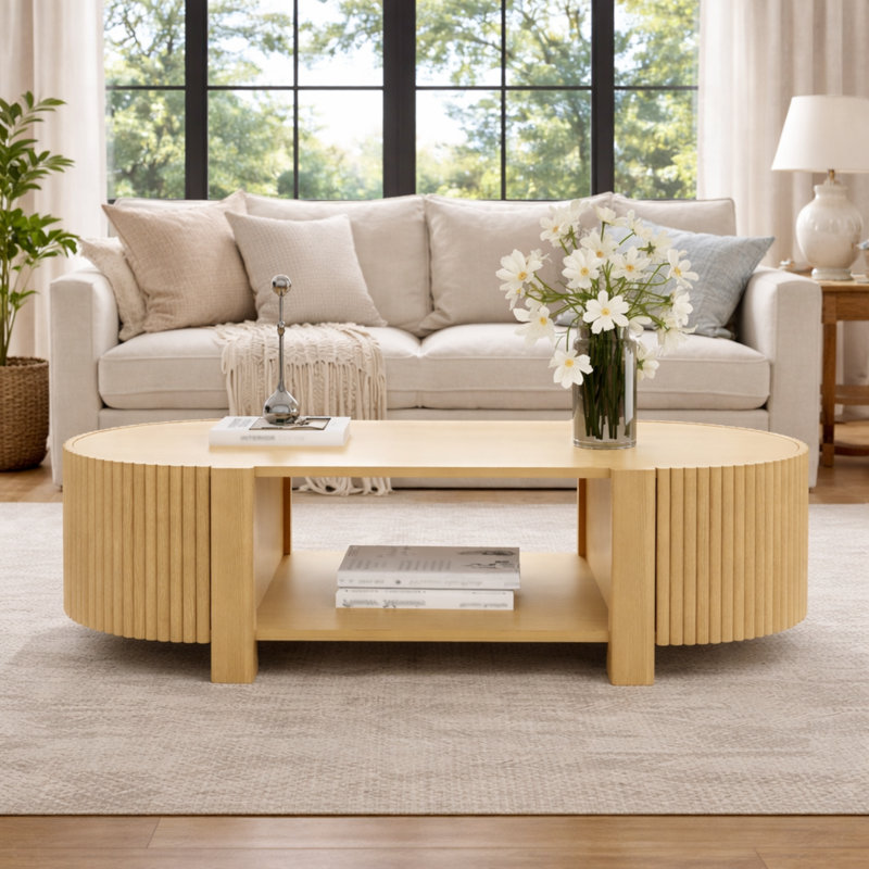Table basse 47 po, Naturel