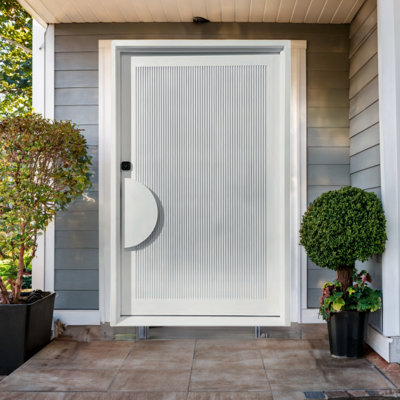 Lume Panel Iron Pivot Door