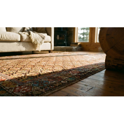 Tapis à motif géométrique antique