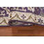 Tapis de couloir oriental mauve et ivoire Oushak 3 x 10