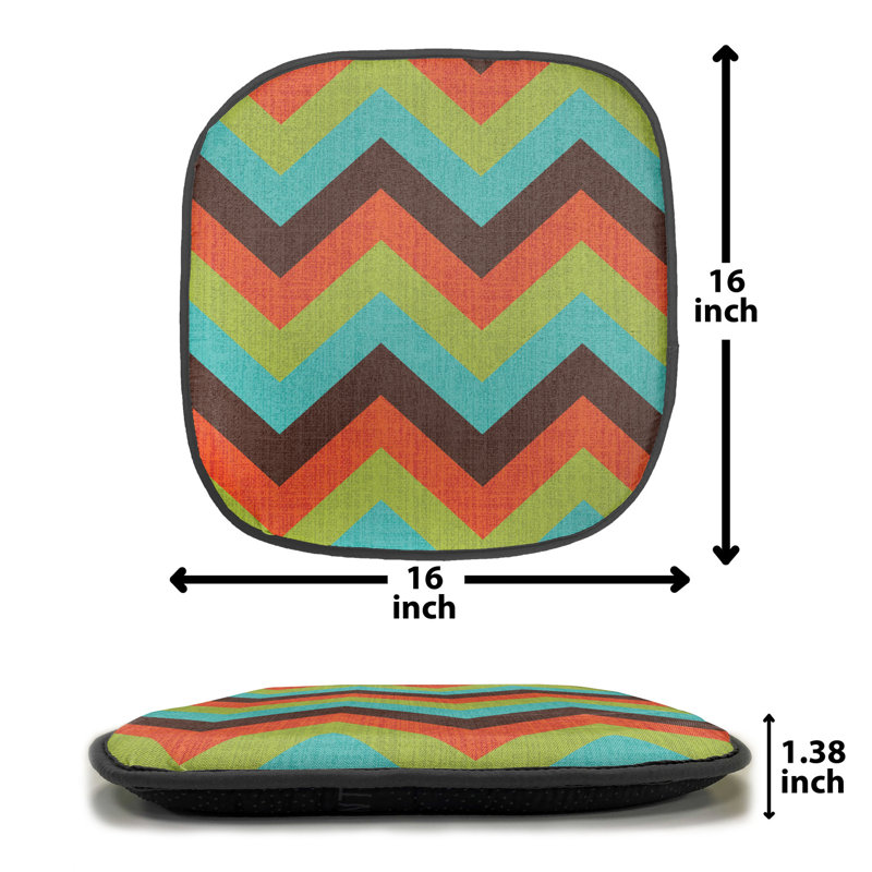 Outdoor 1.38'' Dining Chair Seat Cushion