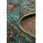Tapis oriental traditionnel bleu 4 pi