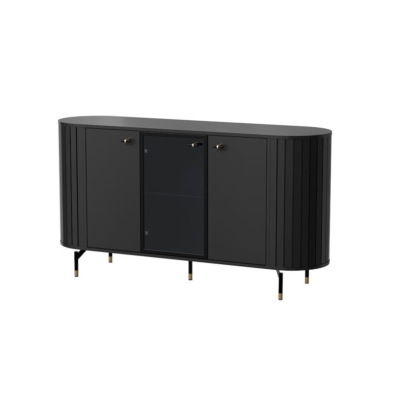 Zante 150cm Sideboard, Black 