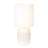 Stoneware Table Lamp with Raised Design