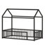 Low-Profile House-Style Floor Bed Designed For Independent Sleepers-410227000-410226999