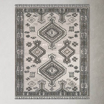 Bronte Gray Hand-Tufted Wool Rug