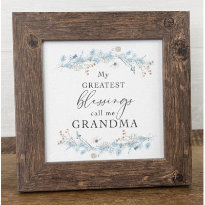 Framed On Paper Textual Art