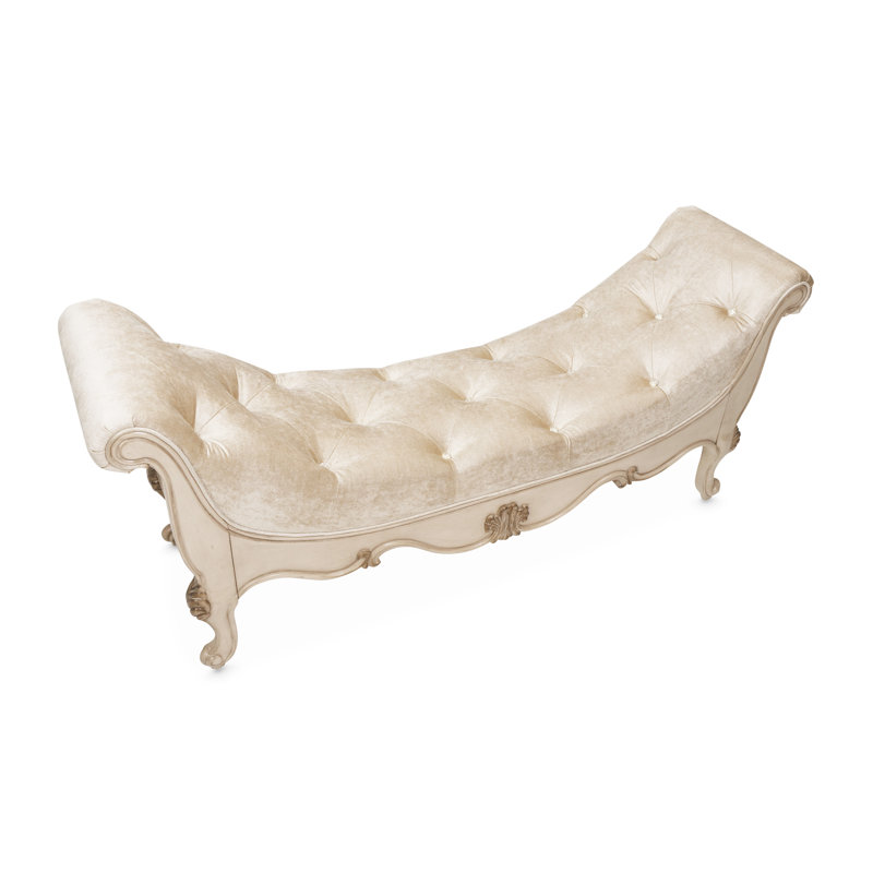 Platine De Royale Upholstered Bench, Champagne